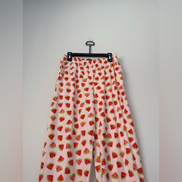 Kate Spade Brushed Jersey Short Sleeve Cropped PJ Set (Watermelon Slices) Size M - Picture 8 of 13